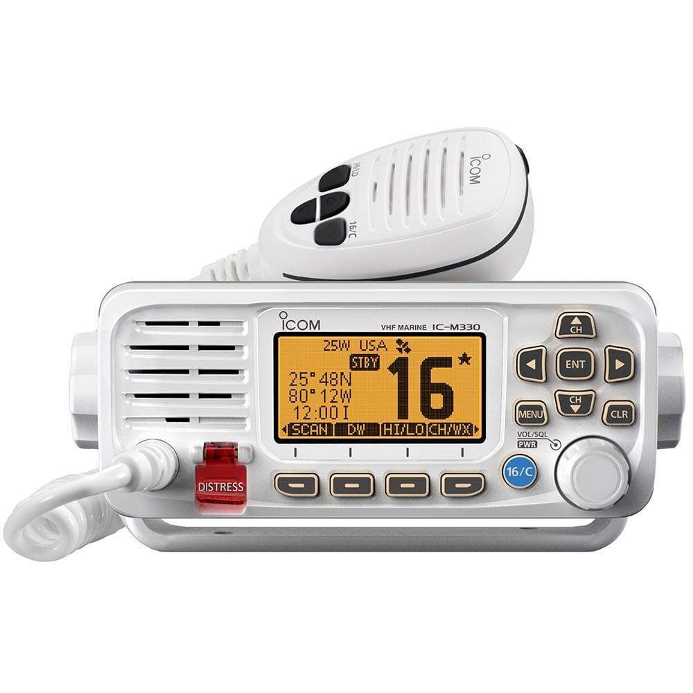Icom Qualifies for Free Shipping Icom M330 White Compact VHF Radio #M330 61