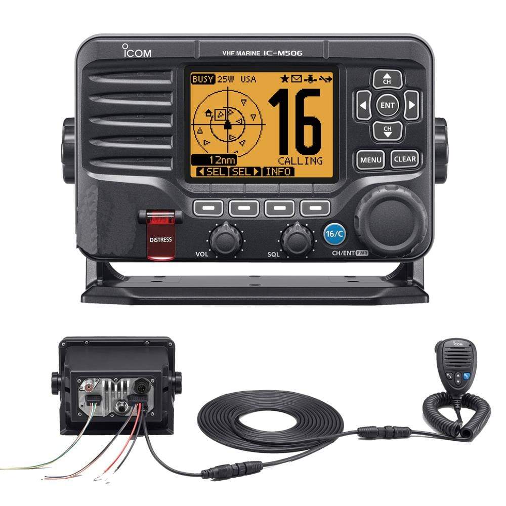 Icom Qualifies for Free Shipping Icom M506 VHF Black N2K Rear Mic Version #M506 31