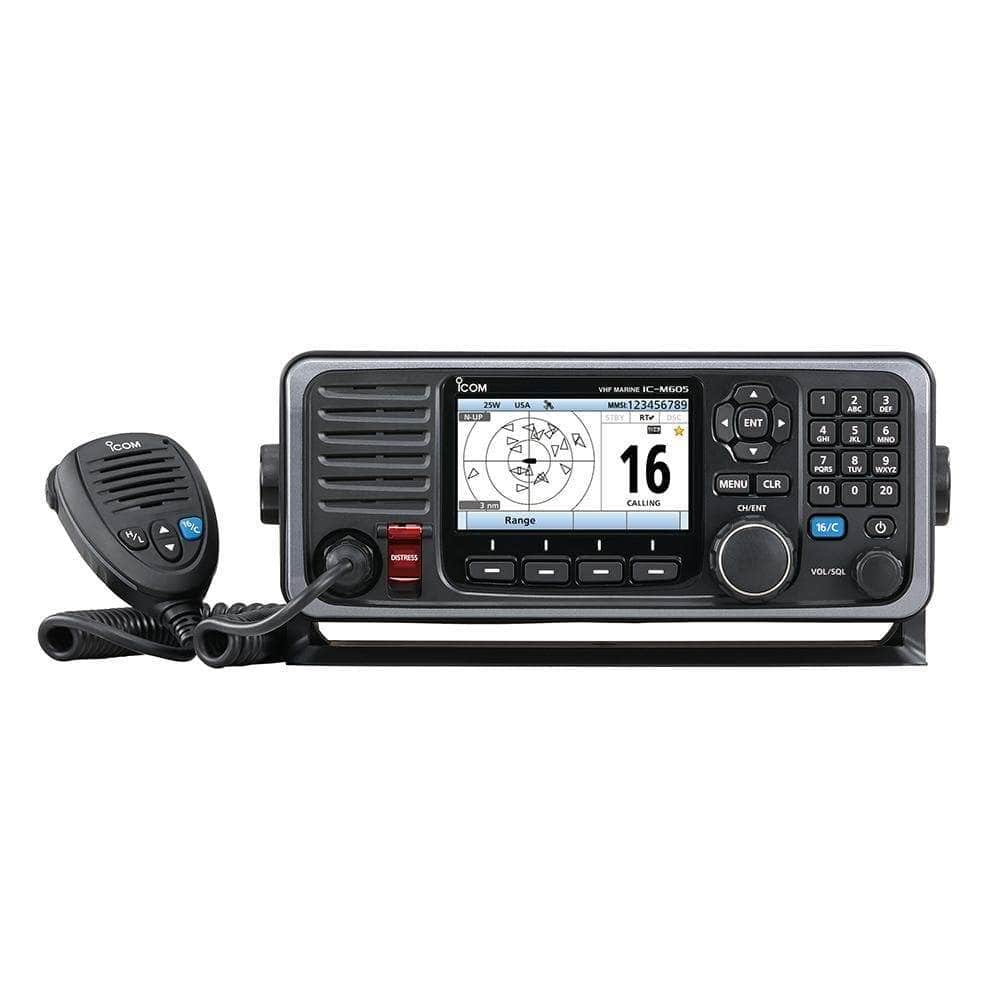 Icom Qualifies for Free Shipping Icom M605 Fixed-Mount 25w VHF with Color Display and Rear #M605 11