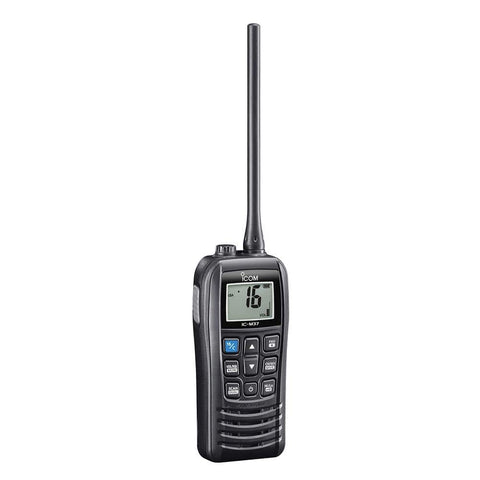 Icom Qualifies for Free Shipping Icom Marine VHF Handheld Radio with Alkaline Battery Case #M37AA