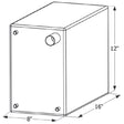 ICON Qualifies for Free Shipping ICON Fresh Water Tank 16" x 12" x 8" 6-Gallon #12738