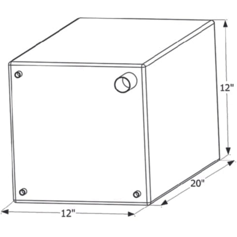ICON Qualifies for Free Shipping ICON Fresh Water Tank 20" x 12" x 12" 12-Gallon #12734