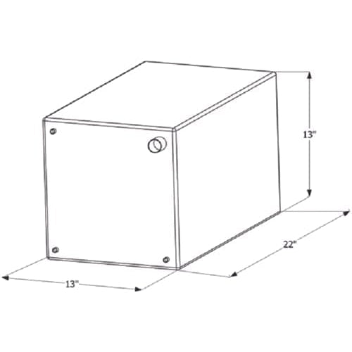 ICON Not Qualified for Free Shipping ICON Fresh Water Tank 22" x 13" x 13" 15-Gallon #12723