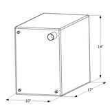 ICON Qualifies for Free Shipping ICON Fresh Water Tank 3/8" FTP & 1-1/4" Filter WT2464 10-Gallon #12464