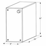 ICON Not Qualified for Free Shipping ICON Fresh Water Tank 3/8" FTP & 1-1/4" Filter WT2466 12-Gallon #12466