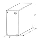 ICON Not Qualified for Free Shipping ICON Fresh Water Tank 3/8" FTP & 1-1/4" Filter WT2468 20-Gallon #12468