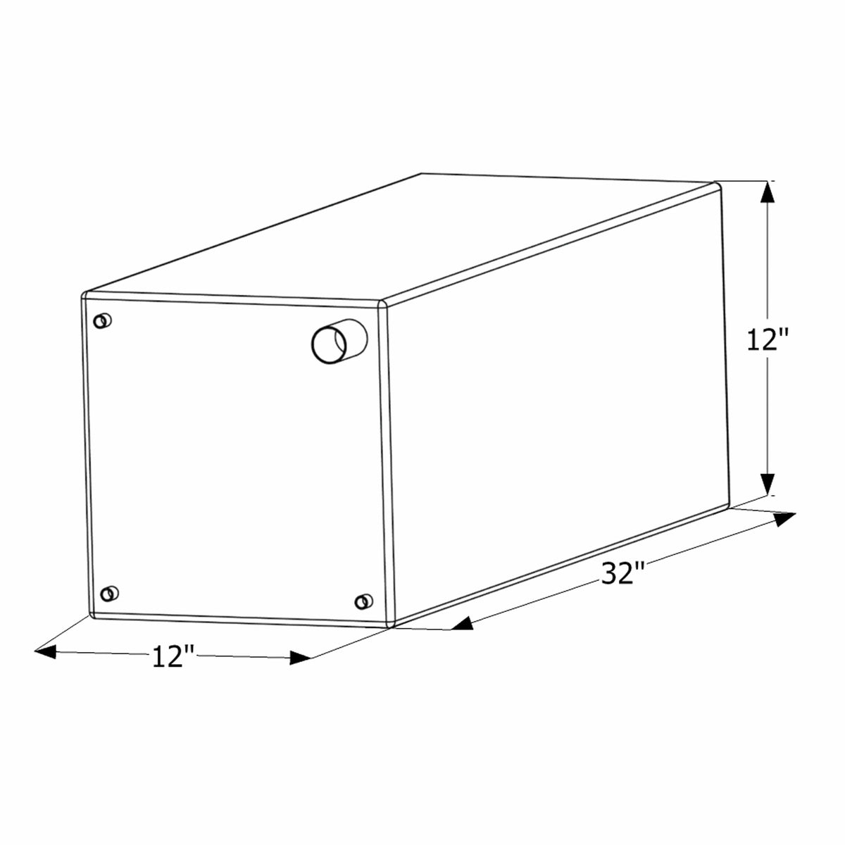 ICON Not Qualified for Free Shipping ICON Fresh Water Tank 3/8" FTP & 1-1/4" Filter WT2472 20-Gallon #12472