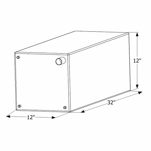 ICON Not Qualified for Free Shipping ICON Fresh Water Tank 3/8" FTP & 1-1/4" Filter WT2472 20-Gallon #12472