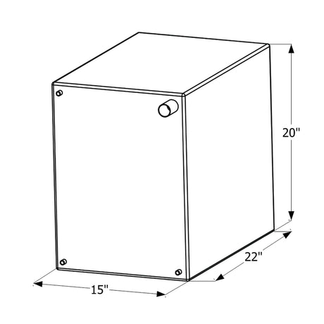 ICON Not Qualified for Free Shipping ICON Fresh Water Tank 3/8" FTP & 1-1/4" Filter WT2473 26-Gallon #12473