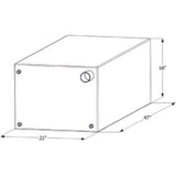 ICON Not Qualified for Free Shipping ICON Fresh Water Tank 47" x 16" x 21" 63-Gallon #12720