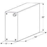 ICON Not Qualified for Free Shipping ICON Fresh Water Tank 54" x 20" x 9" 39-Gallon #12714