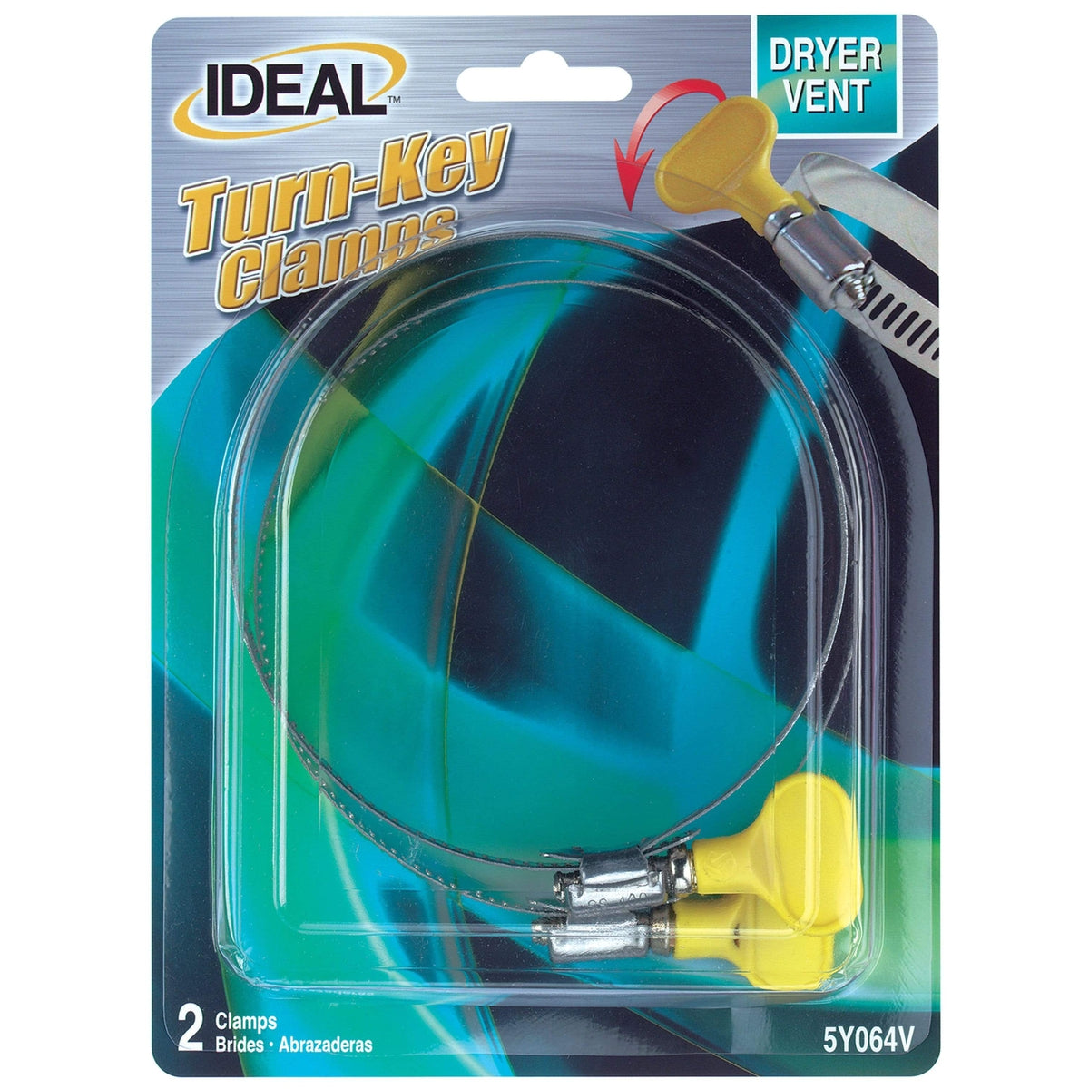 Ideal Turn-Key Clamps for Dryer Vents Size 64 #5Y06458