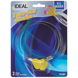 Ideal Turn-Key Clamps for RV Sewer Hose 2-1/2" to 3-1/2" 2-pk #5Y04858