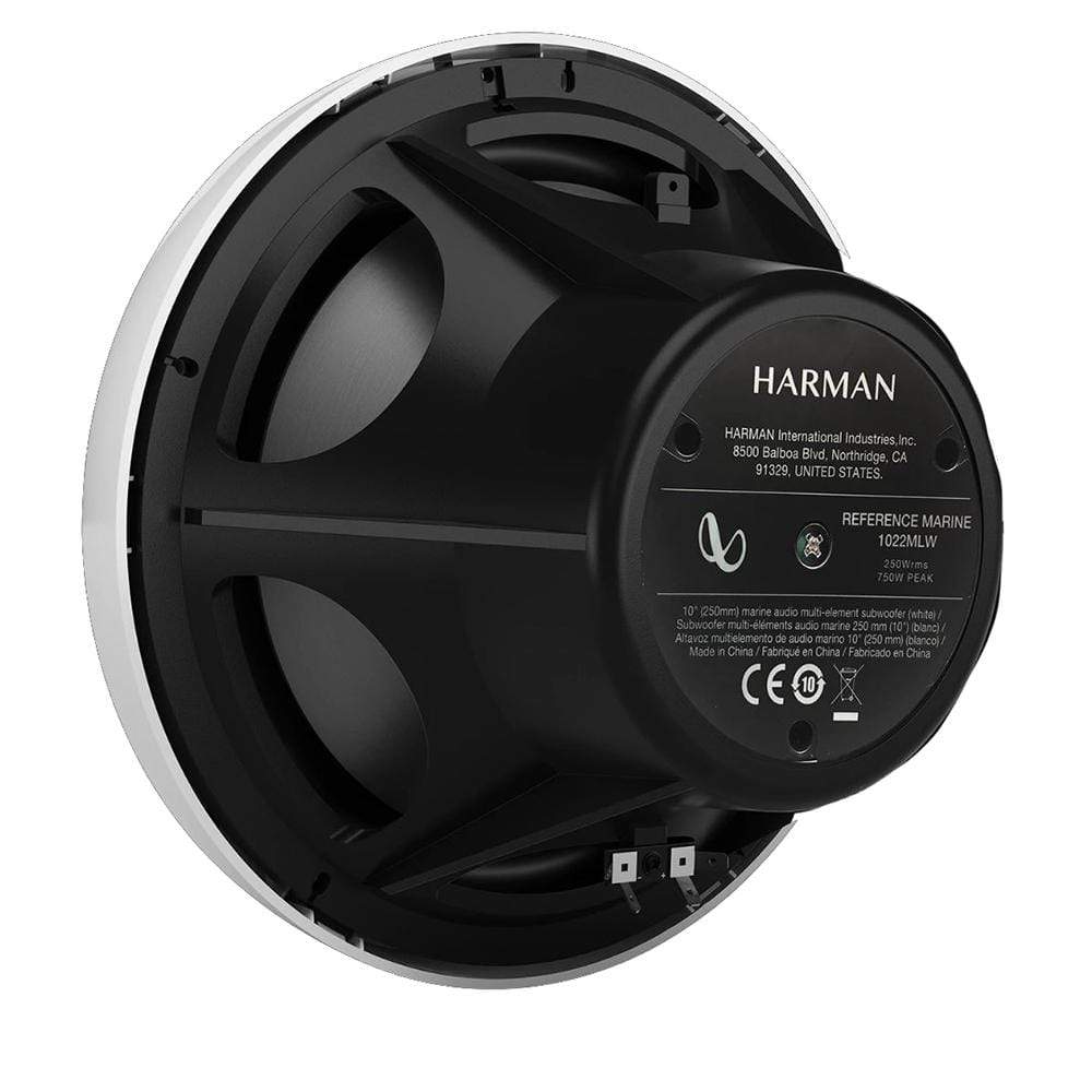 Infinity Qualifies for Free Shipping Infinity 1022MLT 10" Marine Speaker White #INF1022MLW