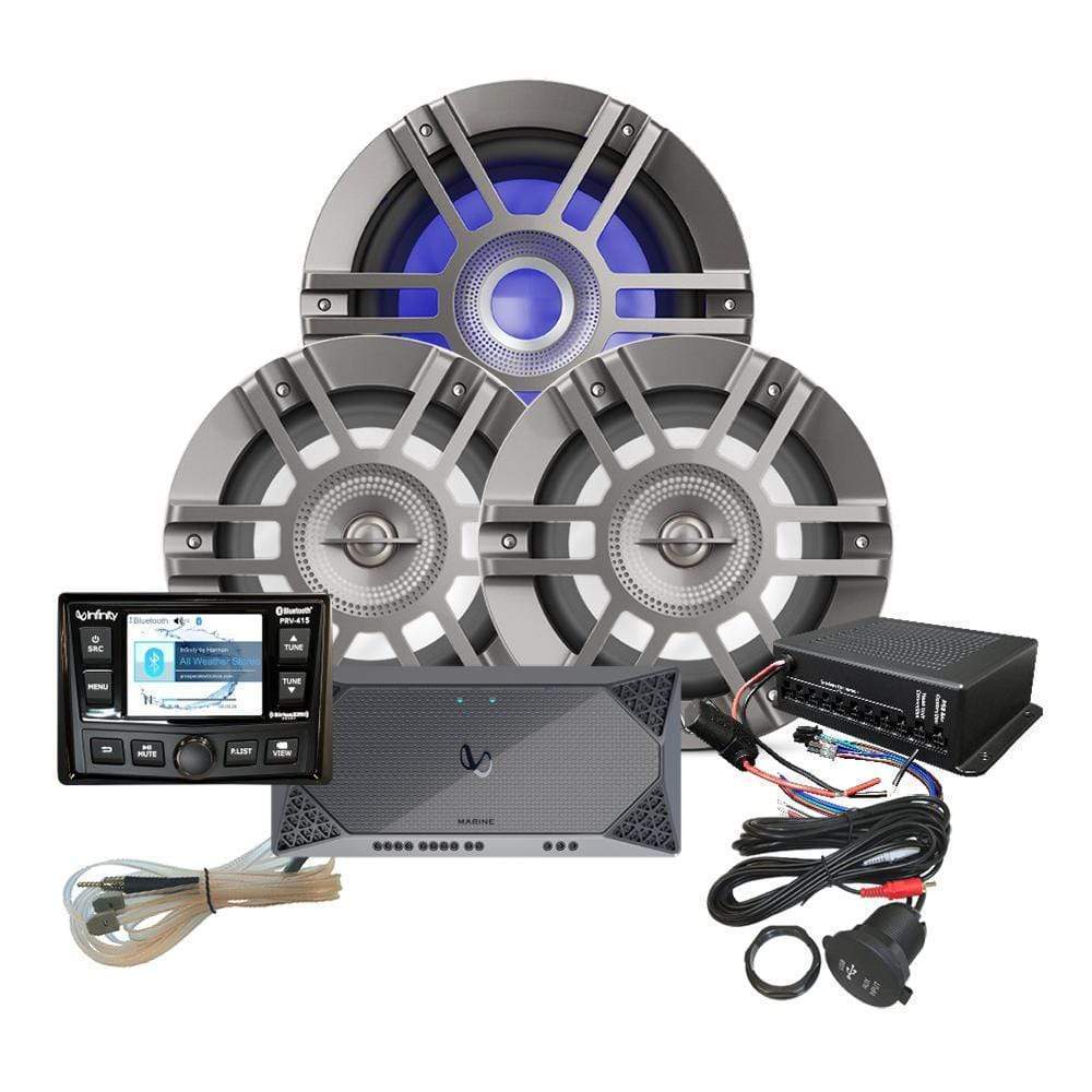 Infinity Not Qualified for Free Shipping Infinity Package PRV415 Stereo/Amp/Speaker/Subwoofer/RGB #KAPPAMPK415