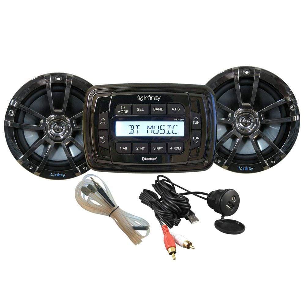 Infinity Qualifies for Free Shipping Infinity PRV250 Package with INF612 Chrome Speakers #INFMPK250