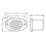 Innovative Lighting Qualifies for Free Shipping Innovative Lighting Marine Hidden Horn White #540-0100-7