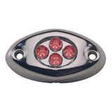 Innovative Lighting Qualifies for Free Shipping Innovative Lighting Surface Mount Courtesy Light Red Chrome #004-4200-7