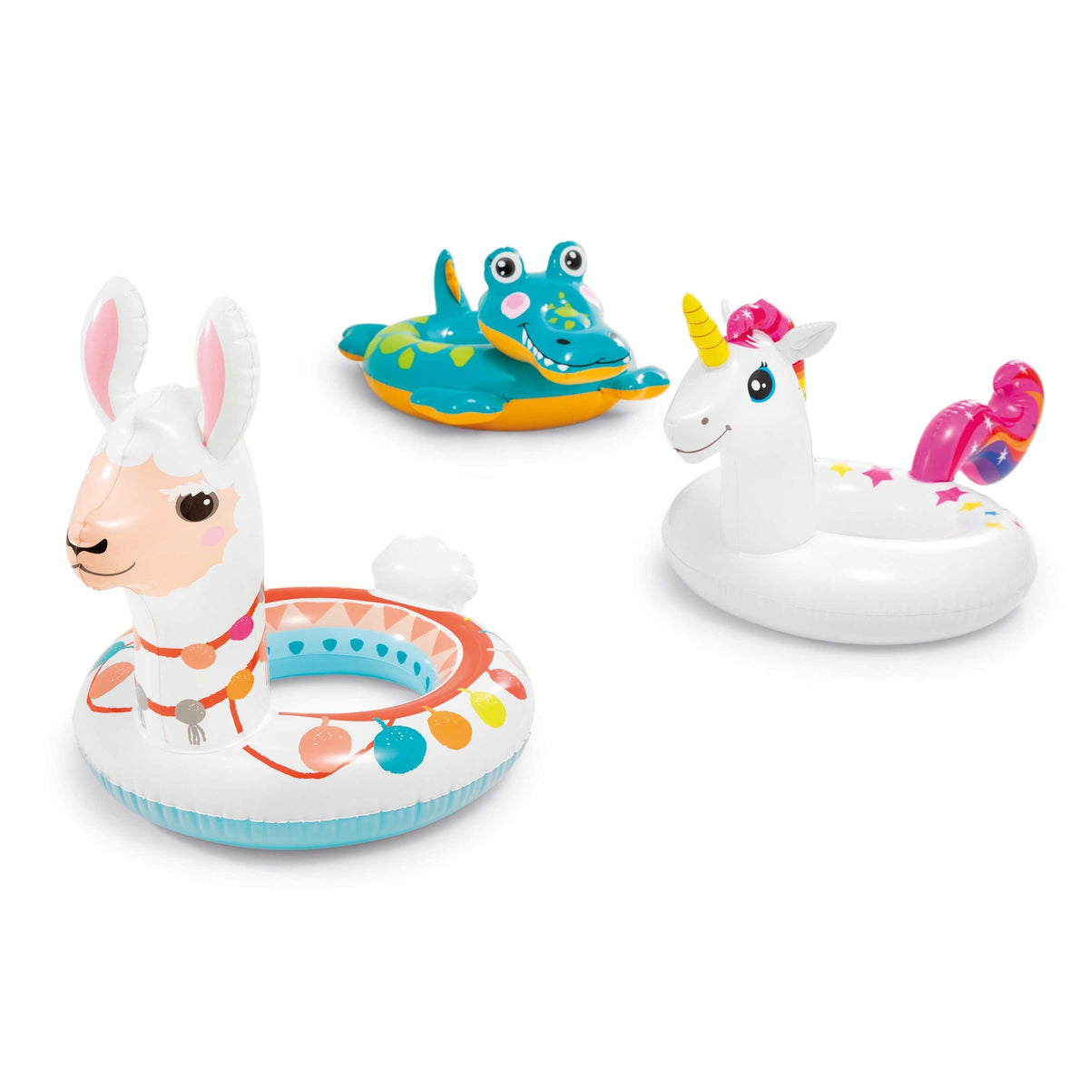 Intex Qualifies for Free Shipping Intex Big Animal Rings Assorted 3-Pack #58221EP