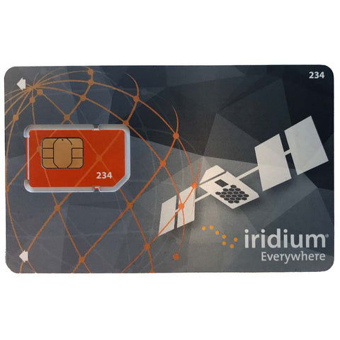 Iridium Qualifies for Free Shipping Iridium Post Paid SIM Card Activation Required Orange #IRID-SIM-DIP