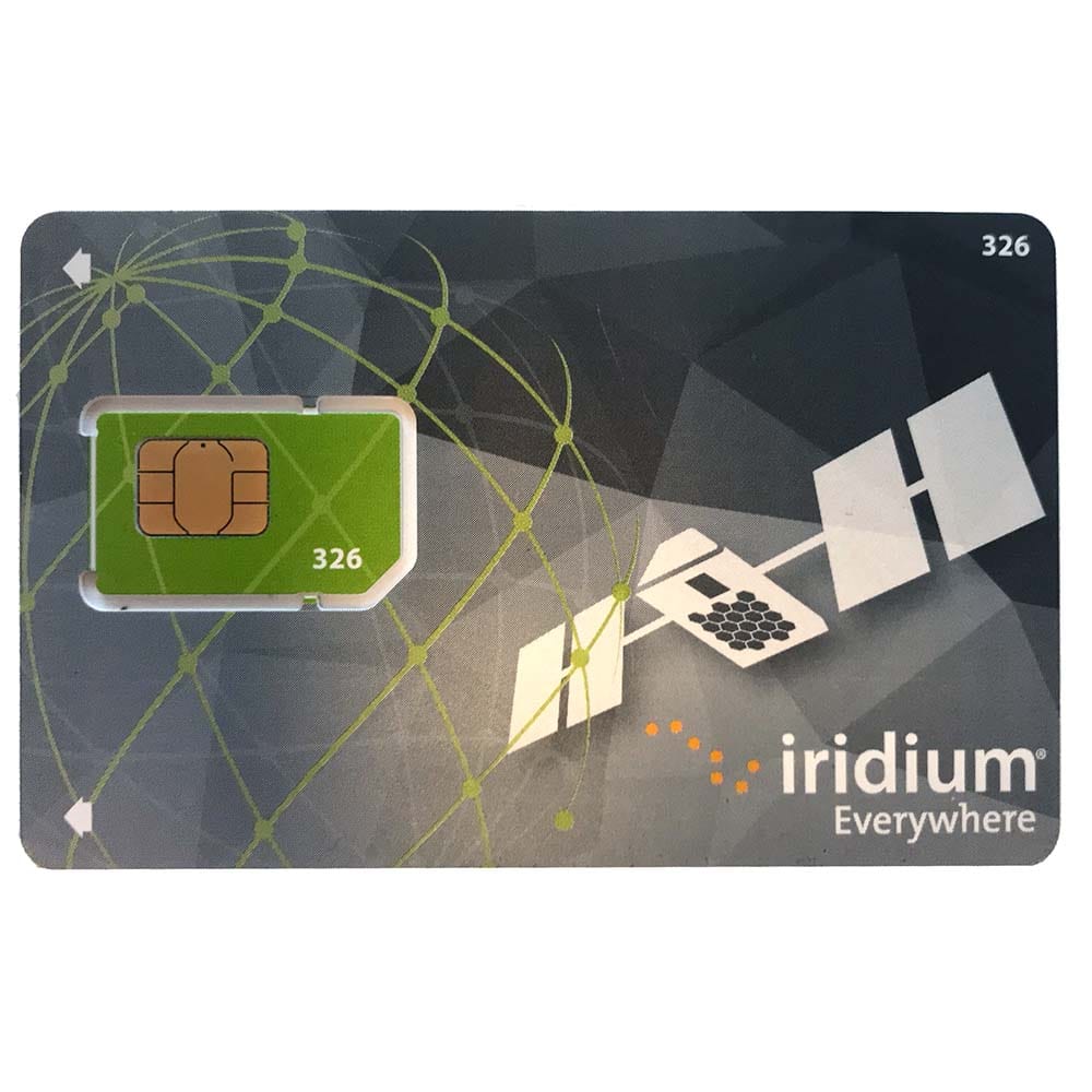 Iridium Qualifies for Free Shipping Iridium Prepaid SIM Card Activation Required Green #IRID-PP-SIM-DP