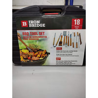 Iron Bridge In-Store Pickup Only Iron Bridge 18 Piece BBQ Tool Set #7410100