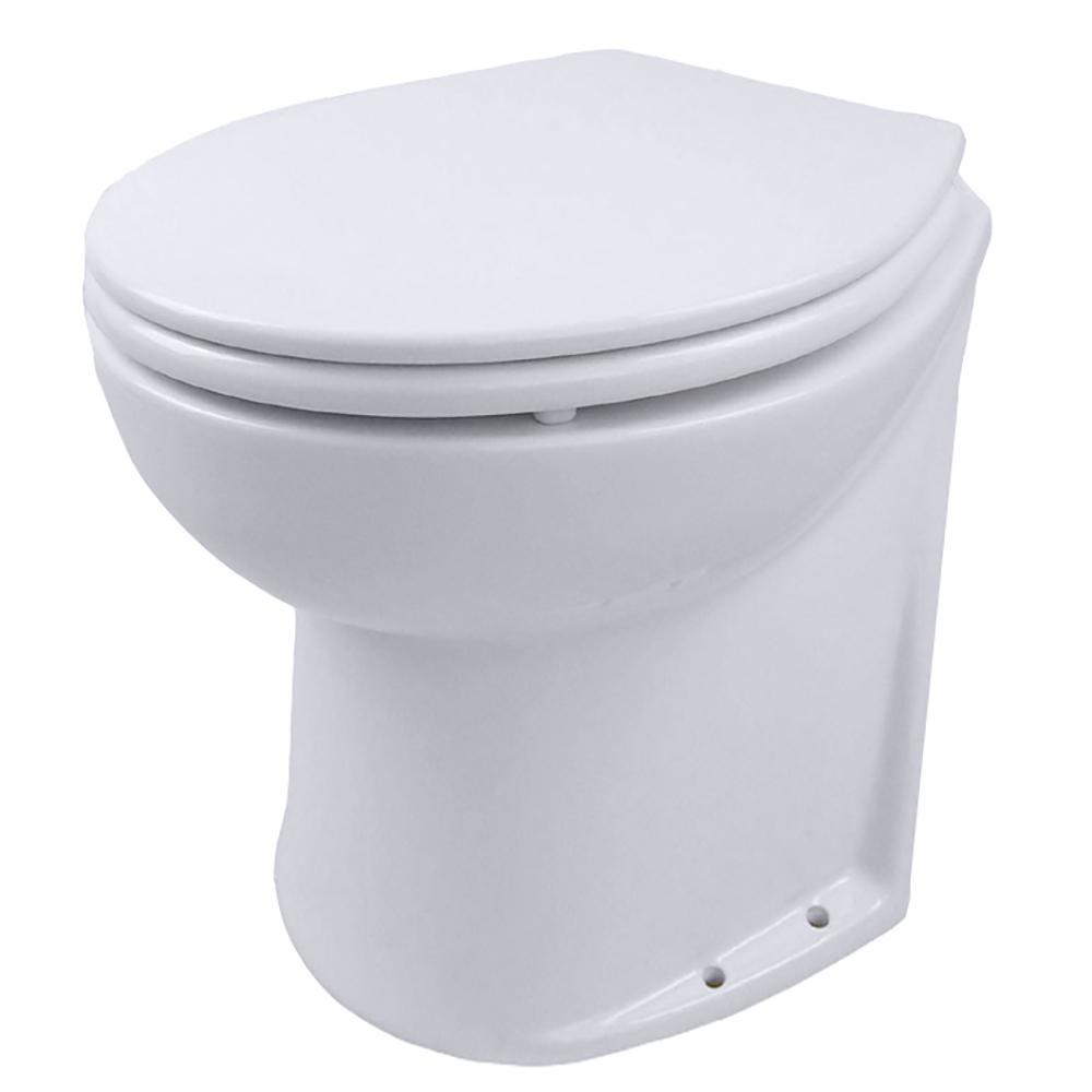 Jabsco Qualifies for Free Shipping Jabsco Deluxe Flush 14" Slant Back 12v Electric Toilet #58060-1012