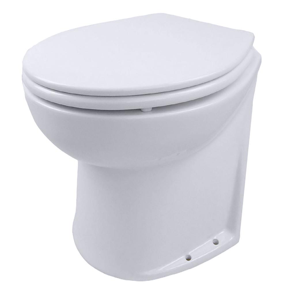Jabsco Qualifies for Free Shipping Jabsco Deluxe Flush 14" Slant Back 24v Electric Toilet #58260-1024
