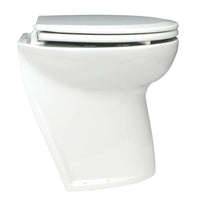 Jabsco Deluxe Flush Electric Toilet Fresh Water Angle Back #58020-1012