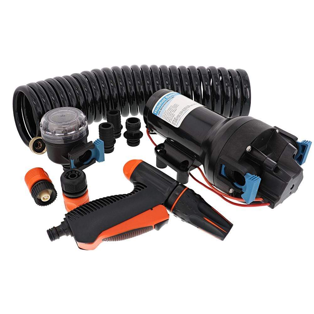Jabsco Qualifies for Free Shipping Jabsco Hotshot Hd6 HD Washdown Pump W/ 25' Hosecoil #P601J-219N-4A