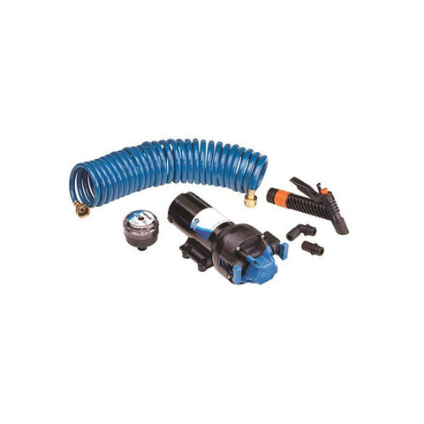Jabsco Qualifies for Free Shipping Jabsco Hotshot Washdown Pump & Hosecoil 5.0 GPM 70 PSI 24v #82905-0094