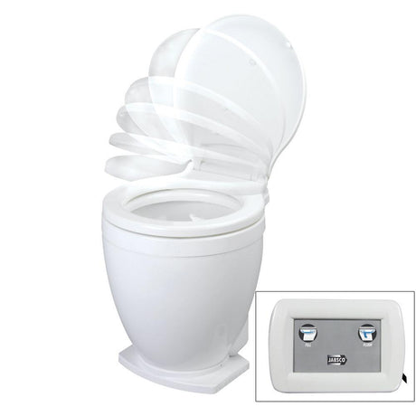 Jabsco Qualifies for Free Shipping Jabsco Lite Flush 24v Electric Toilet with Control Panel #58500-1024