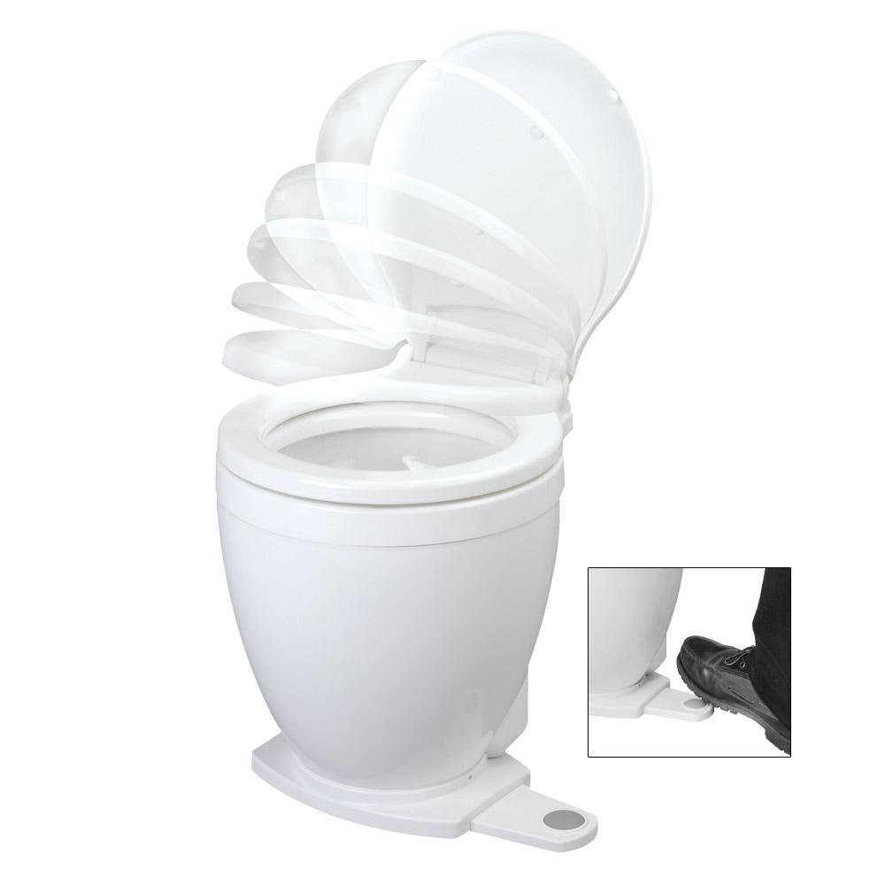 Jabsco Qualifies for Free Shipping Jabsco Lite Flush 24v Electric Toilet with Footswitch #58500-0024