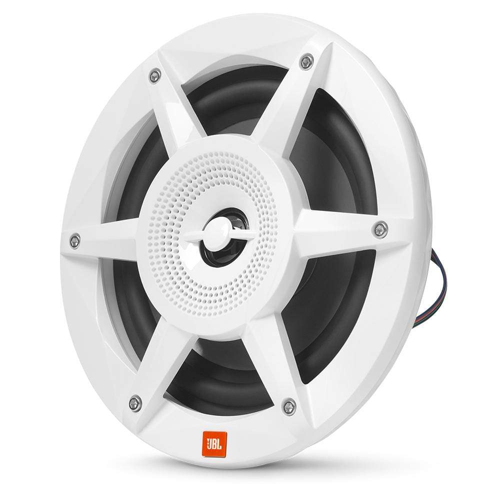 JBL 8" Coaxial RGB Marine Speakers White Stadium #STADIUMMW8030AM