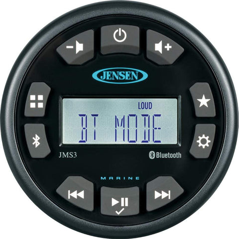 JENSEN Qualifies for Free Shipping Jensen 3" Waterproof BT/AM/FM/Weatherband/USB #JMS3RTL