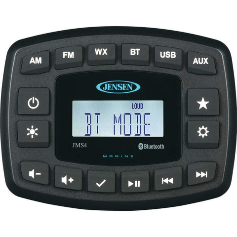 JENSEN Qualifies for Free Shipping Jensen 4" Jms4rtl Waterproof BT/AM/FM/Weatherband/USB #JMS4RTL