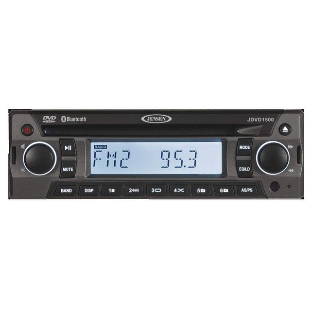 JENSEN Qualifies for Free Shipping JENSEN AM-FM-CD-DVD-Bluetooth Stereo #JDVD1500