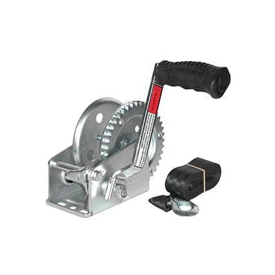 JIF Marine Products Qualifies for Free Shipping JIF Marine 1400 lb Trailer Winch with Strap #W1400D