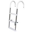 JIF Marine Products Not Qualified for Free Shipping JIF Marine Products 3-Step Telescoping Pontoon Ladder #DUF3