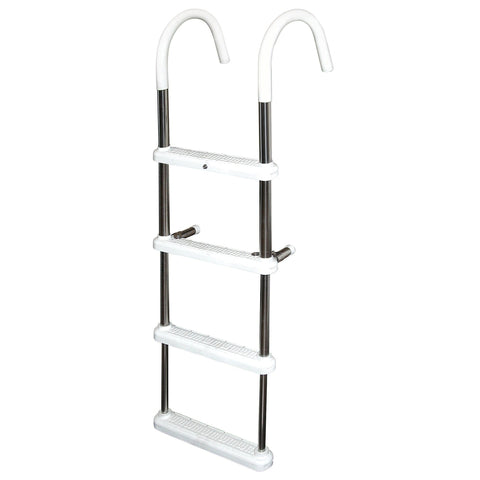 JIF Marine Products Not Qualified for Free Shipping JIF Marine Products 5-Step Gunwale 11" Hook Ladder SS 316 #DMT5-11