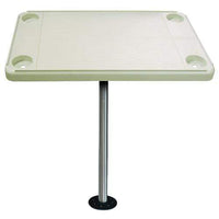 JIF Marine Products Qualifies for Free Shipping JIF Marine Products Ivory Rectangular Table Kit #DSH-KF