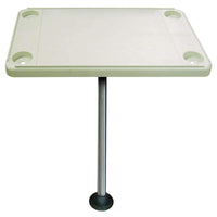 JIF Marine Products Qualifies for Free Shipping JIF Marine Products Ivory Rectangular Table Kit #DSH-KS