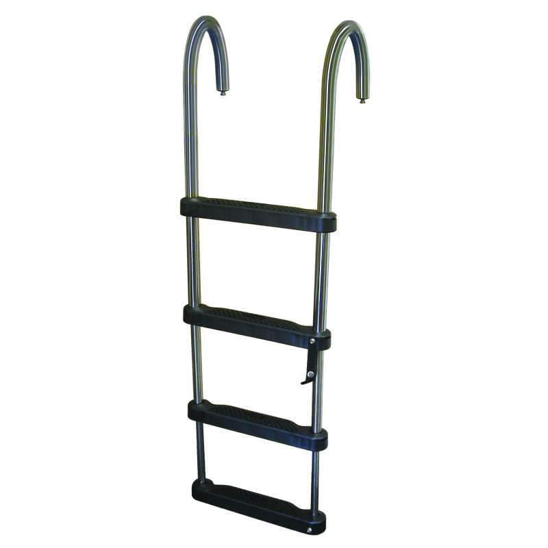 JIF Marine Products Qualifies for Free Shipping JIF Marine Products Stainless Telescoping Ladder 4-Step #EJZ4