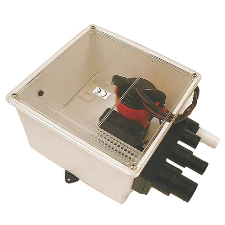 Johnson Pump Qualifies for Free Shipping Johnson 1000 GPH Multi-Port Shower Drain Pump 24v #57151-24