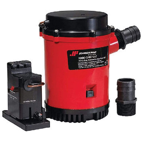 Johnson Pump Qualifies for Free Shipping Johnson 2200 Auto Pump with Electro Mag Swtich 24v #02204-002