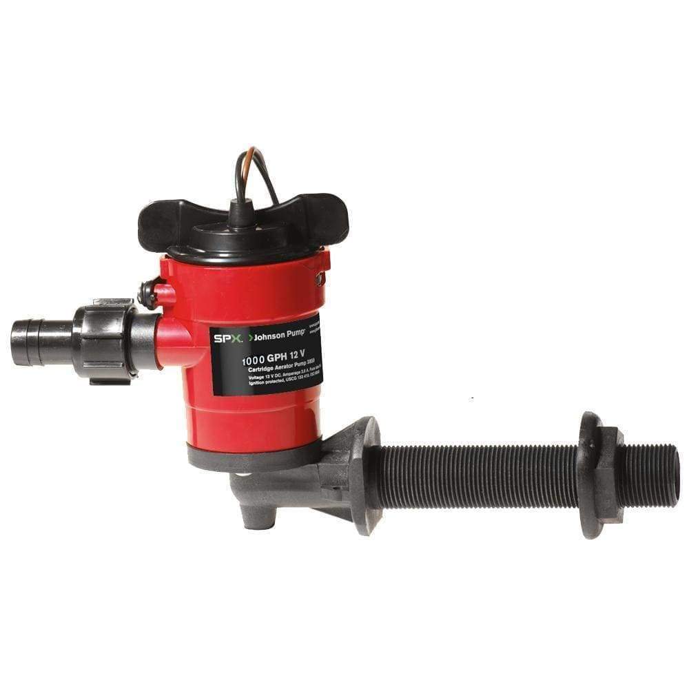Johnson Pump Qualifies for Free Shipping Johnson Pump 1000 GPH 90-Degree Cartridge Aerator Pump #38103