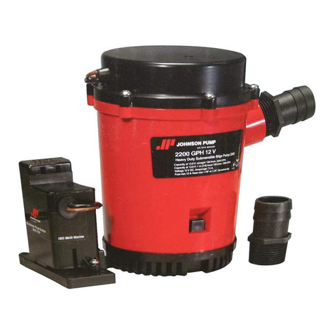 Johnson Pump Qualifies for Free Shipping Johnson Pump 2200 GPH Auto Bilge Pump with Mag Switch 12v #02204-00