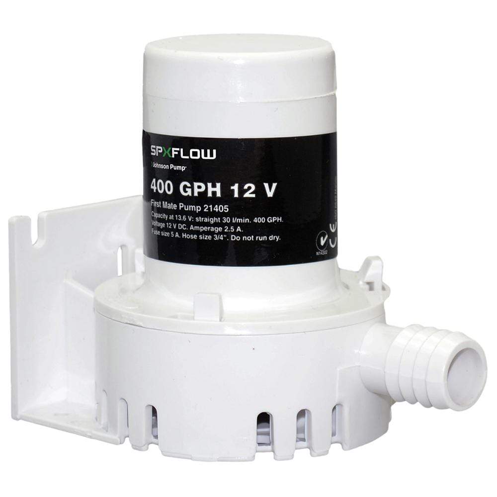 Johnson Pump Qualifies for Free Shipping Johnson Pump 400 GPH Bilge Pump 12v #JP-21405