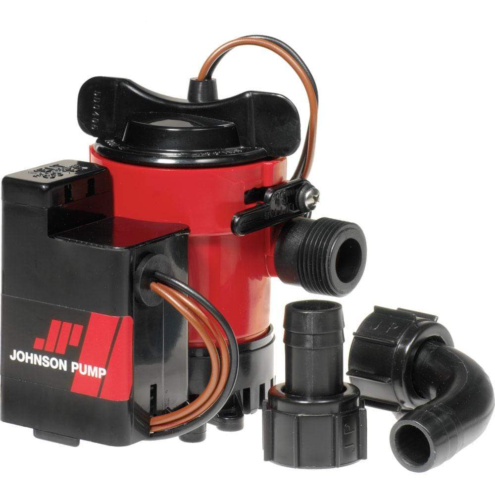 Johnson Pump Qualifies for Free Shipping Johnson Pump 550 GPH Auto Bilge Pump 3/4" Hose #05503-00