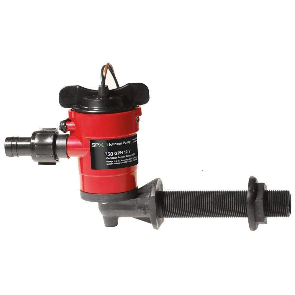 Johnson Pump Qualifies for Free Shipping Johnson Pump 750 GPH 90-Degree Cartridge Aerator Pump #38703